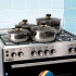 Cocina Multigas Combinada Enxuta Cenx6514i Inox COCINA MULTIGAS ENXUTA COMBI CENX6514I