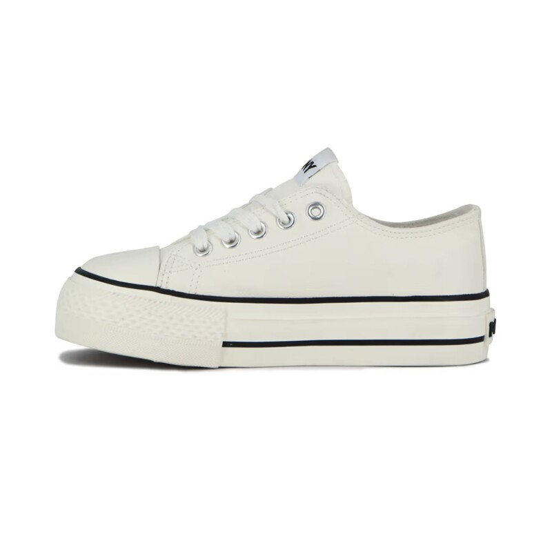 Championes Pony Plataforma Fifth Ave Blanco
