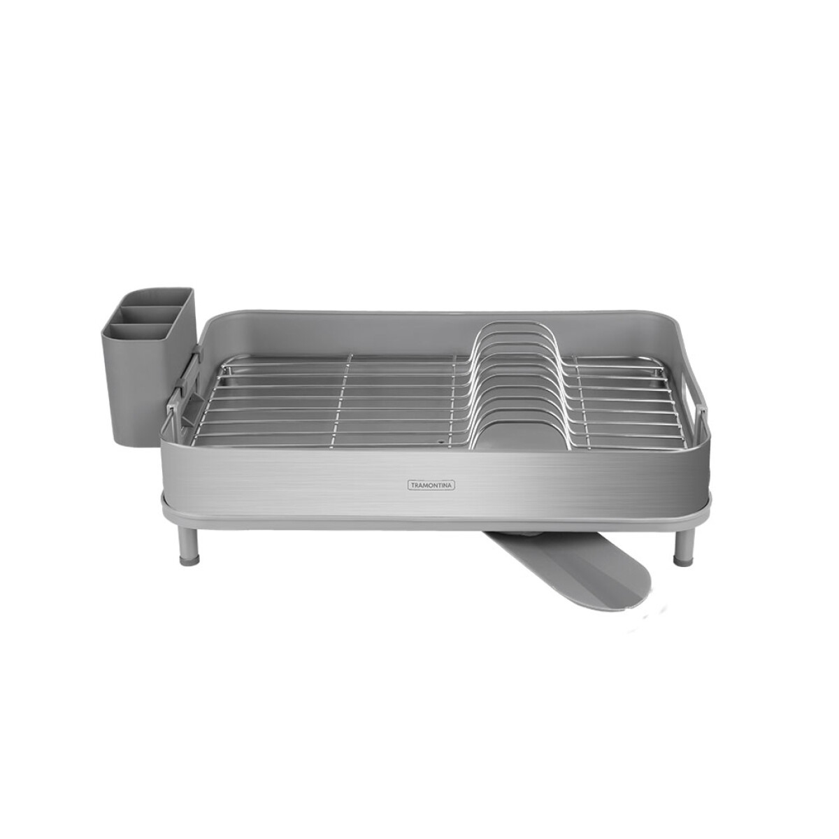 Escurridor de platos c/cubiertero acero inoxidable 61537/100 