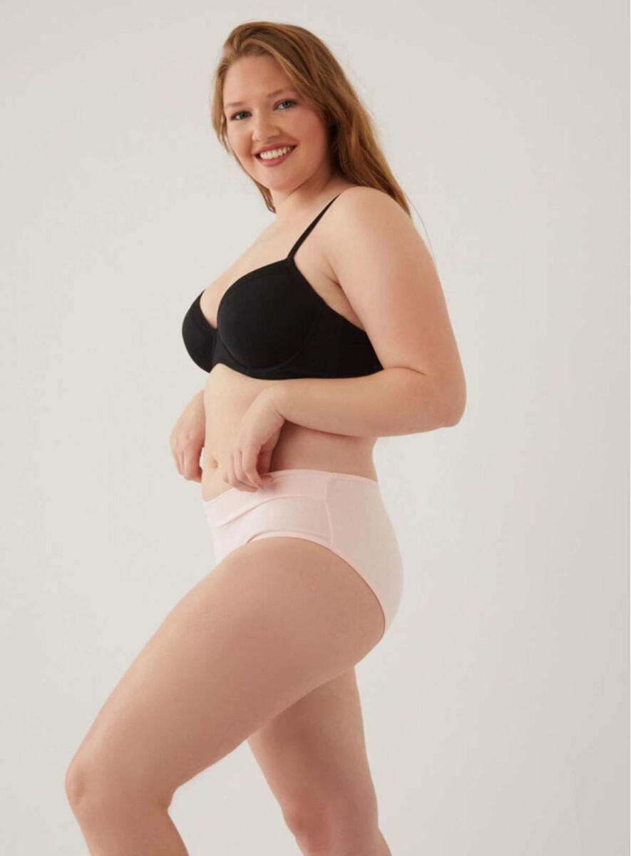 Bombacha alta tiro corto sacks - Rosado 