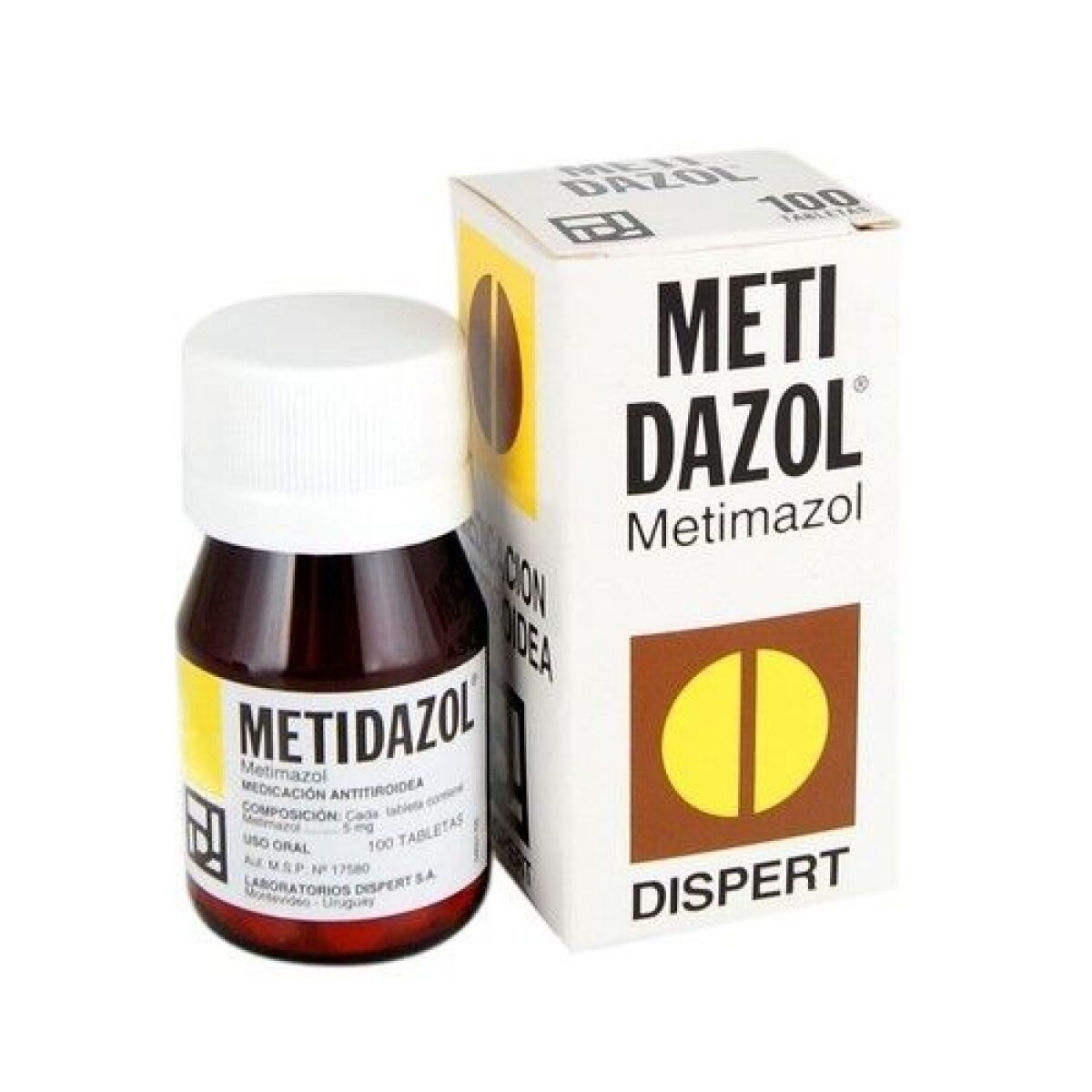 METIDAZOL 5 MG X 100 COMPRIMIDOS 