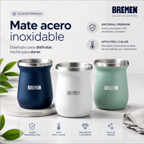 Mate Bremen 180 Ml Acero Inoxidable VERDE