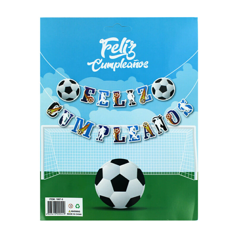 Guirnalda Feliz Cumple Futbol Guirnalda Feliz Cumple Futbol