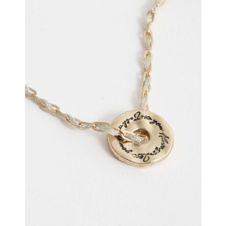 Collar Con Dije Lucky Dorado