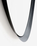Espejo Tebel de metal negro 67,5 x 74,5 cm
