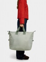 Bolso De Fin De Semana De Nylon gris