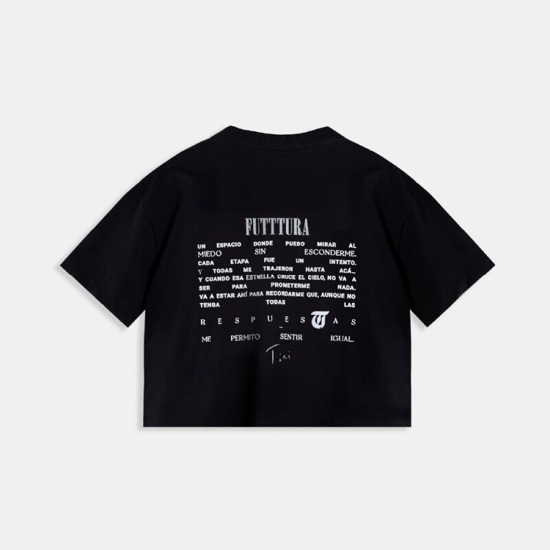 W LIVE CROP SS TINI FUTTTURA-WHT BLK-002