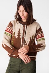 Cardigan Pinos Marron