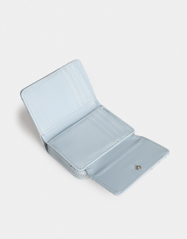 Billetera Billetera Cuerina Celeste - Azul Celeste