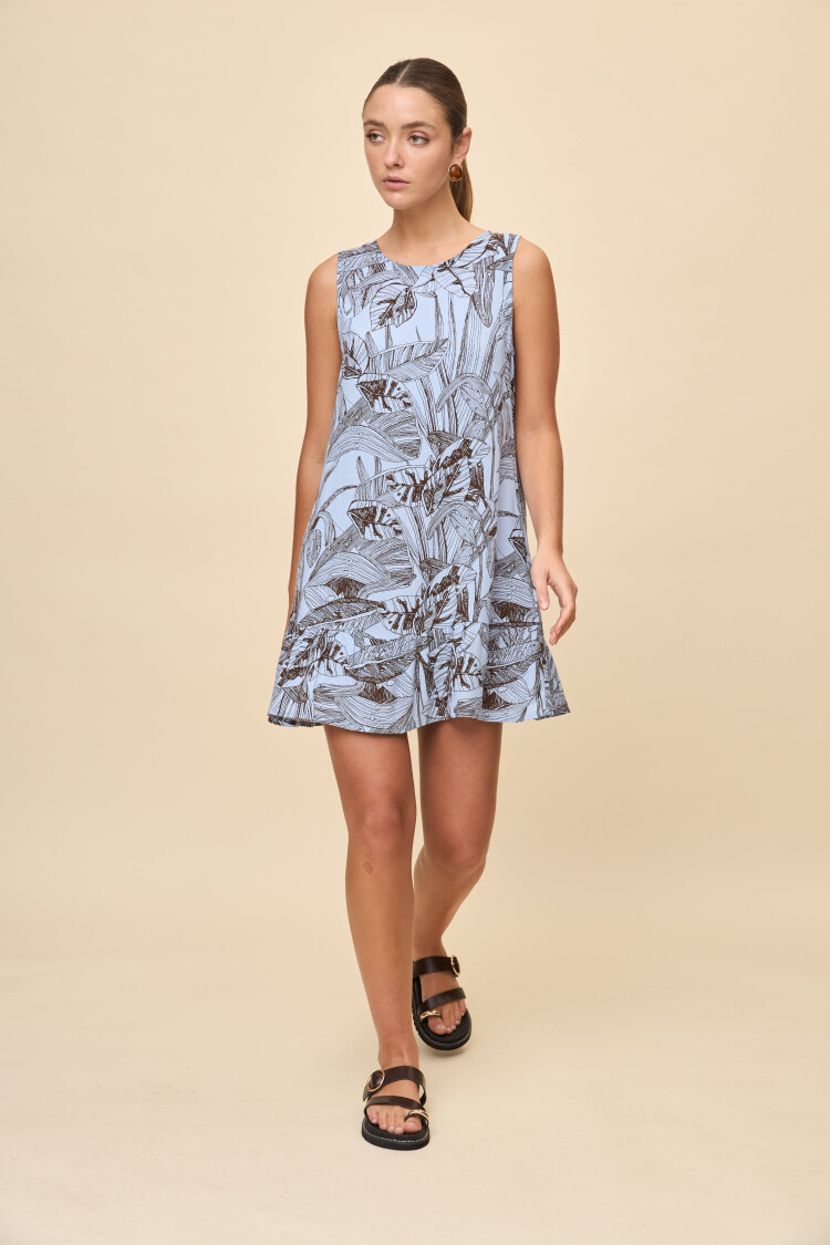 VESTIDO DOIA Celeste