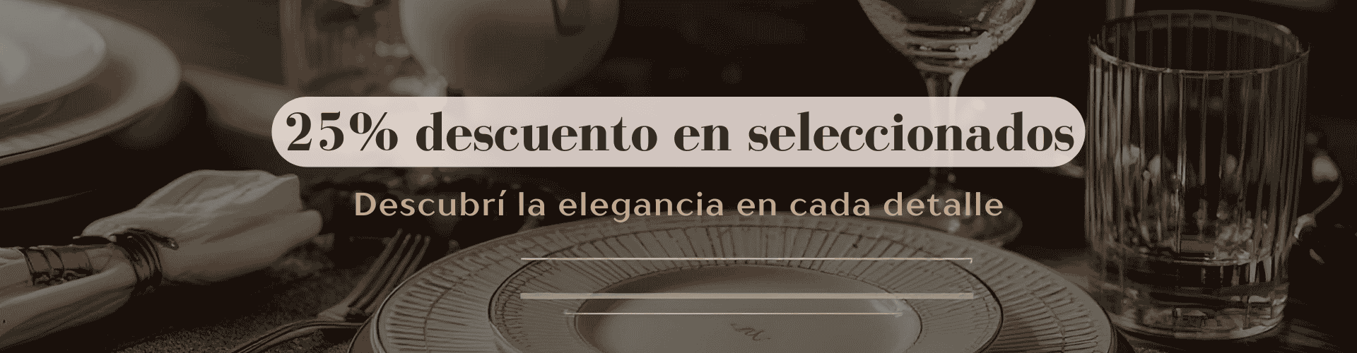 25 de descuento en seleccionados