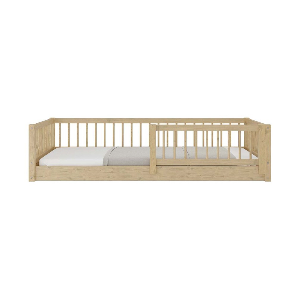 CAMA MADERA NATURAL-BEIGE FARM