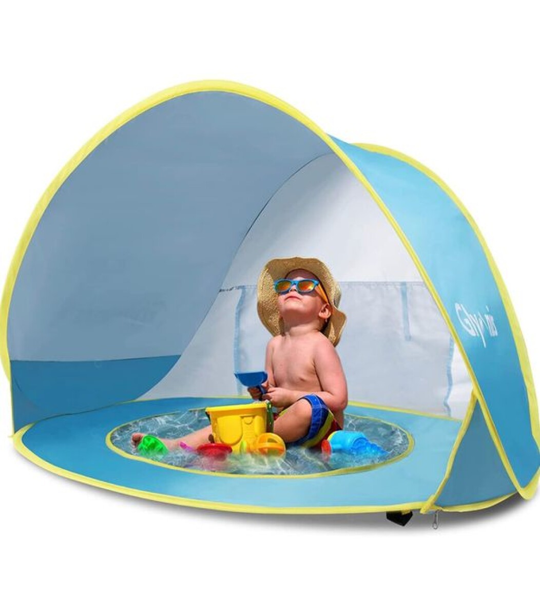 Carpa piscina con filtro UV - celeste 