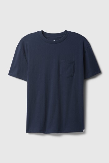 Remera Básico Con Bolsillo Niño Tapestry Navy