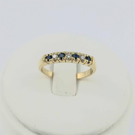 Anillo de oro 18 ktes, MEDIO SIN FIN. Anillo de oro 18 ktes, MEDIO SIN FIN.