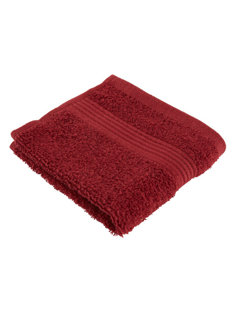 Toalla de tocador KARLSTAD 28x30 burdeos Toalla de tocador KARLSTAD 28x30 burdeos