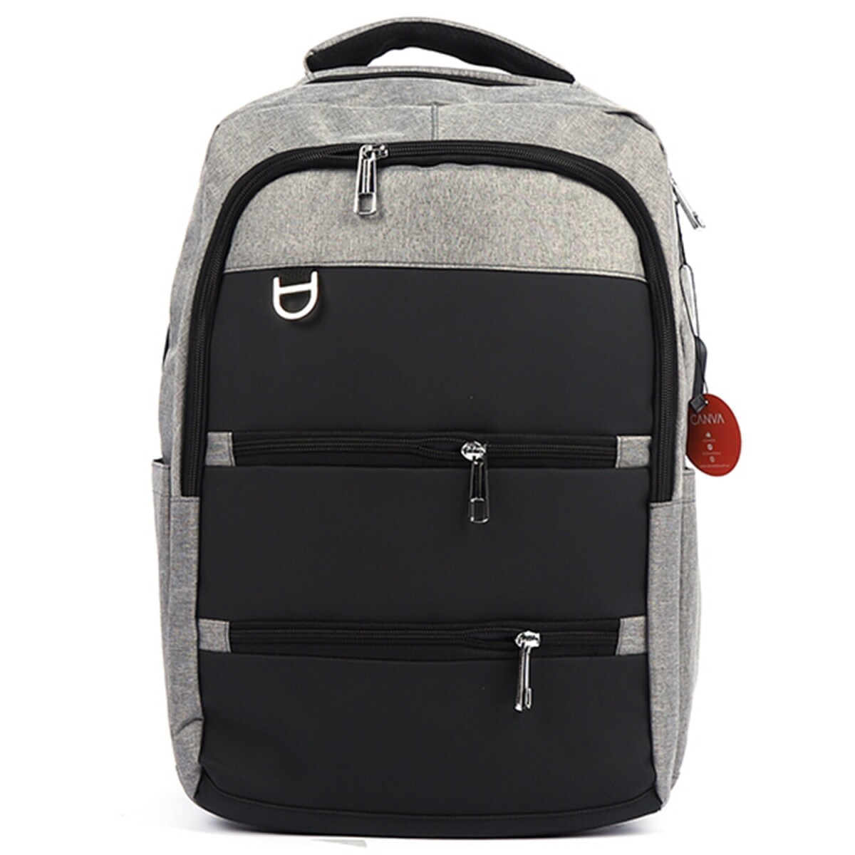 Mochila Canva Austin con porta Notebook - Gris 