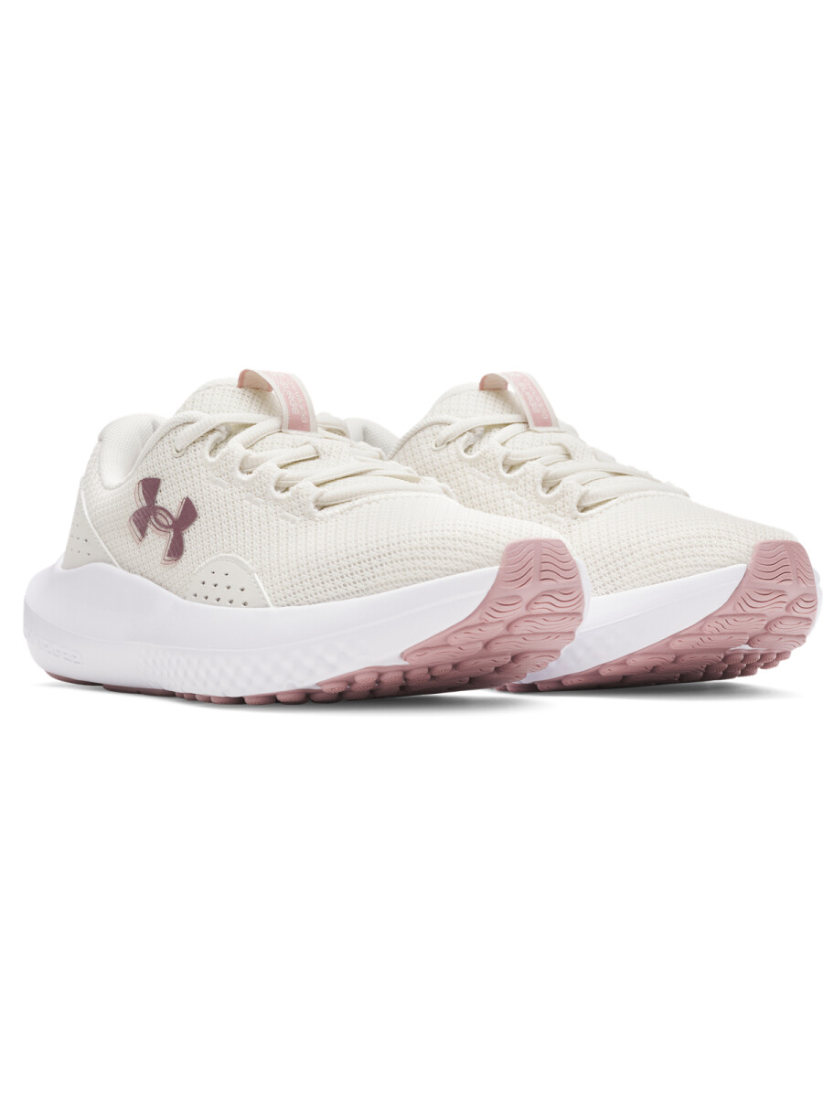 Championes Running Under Armour Charged Surge 4 de Mujer - 3027007-110 - Beige-blanco 
