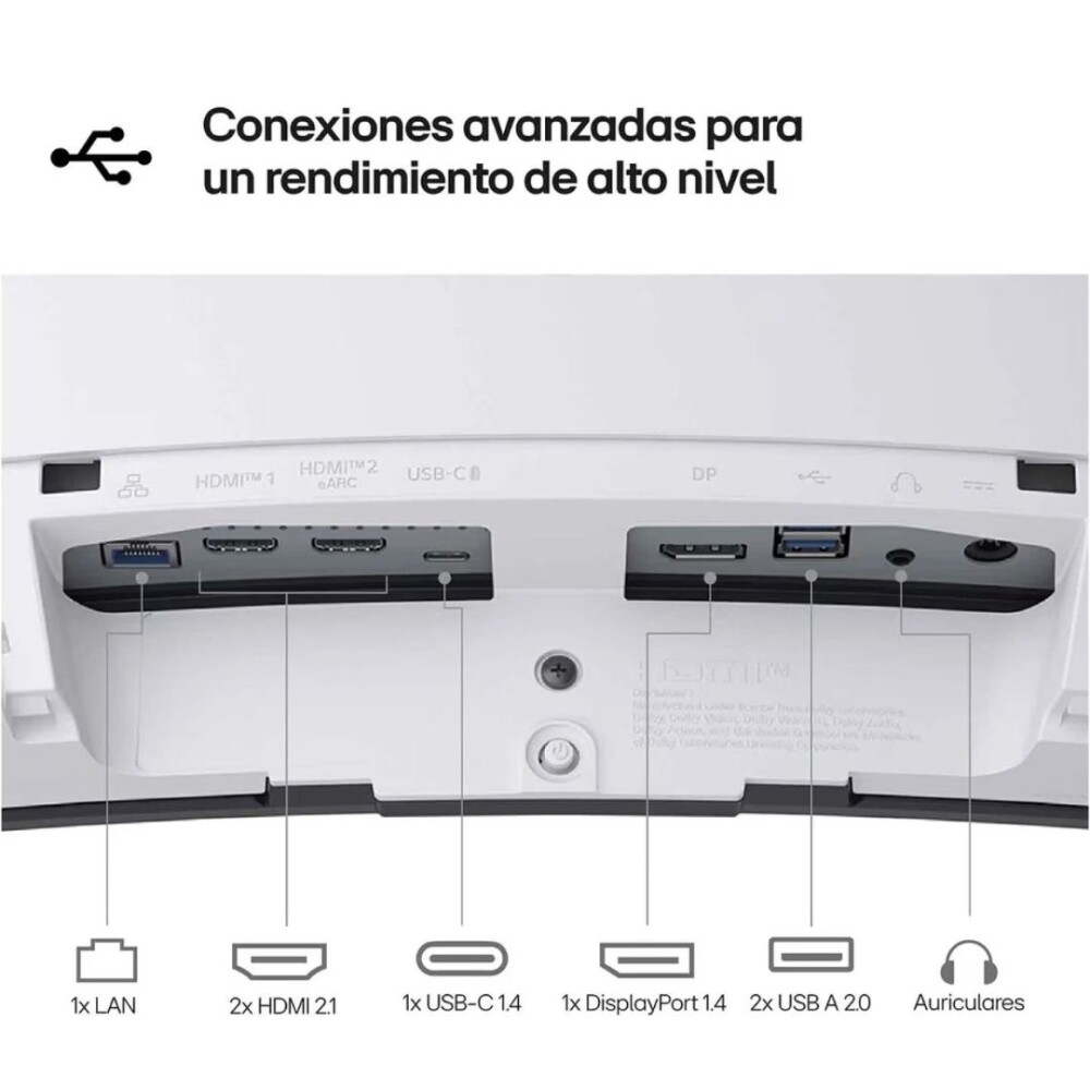 Monitor Gaming Curvo 34" OLED - Modelo UltraGear™ 34GX90SA-W - Lg Monitor Gaming Curvo 34" OLED - Modelo UltraGear™ 34GX90SA-W - Lg