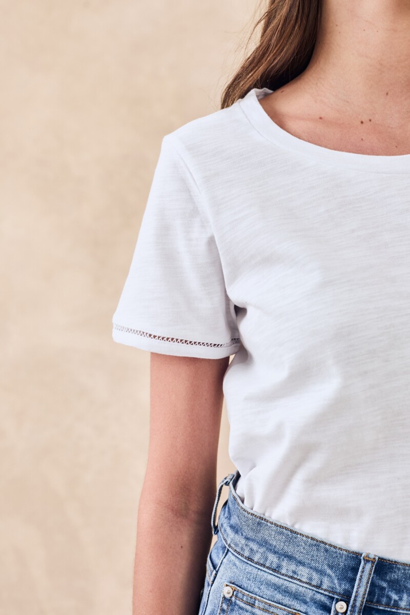 Remera Algodón Blanco