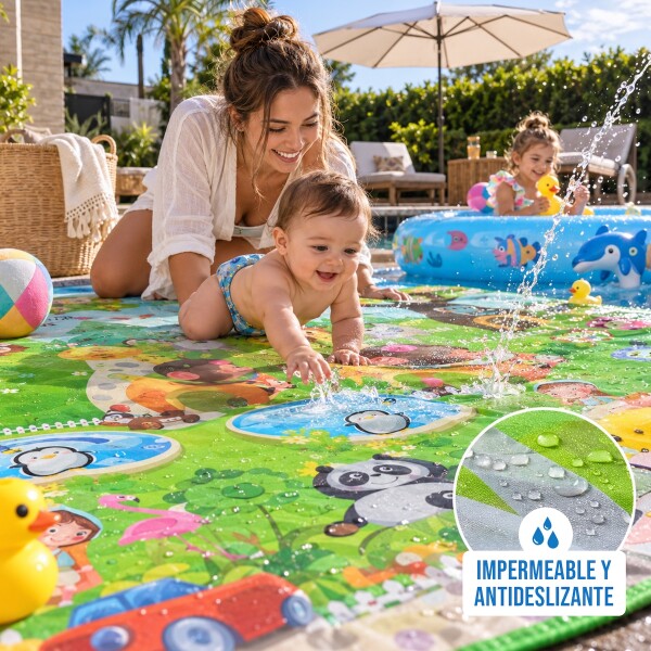 Alfombra Reversible Antigolpes para Bebes o Niños de 1,80 x 1,50m Alfombra Reversible Antigolpes para Bebes o Niños de 1,80 x 1,50m