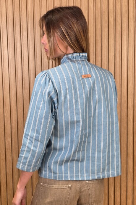 Camisa Carlita Denim Celeste Raya 2