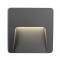 ARTEFACTO EXTERIOR DE PARED CUADRADO MOREIRA 3W Luminaria De Exterior De Pared Cuadrado Moreira 3W Gris