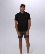 Polo Manga Corta The 24-7 Hombre Black