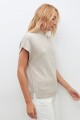 Chaleco Oslo beige melange