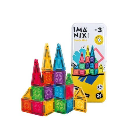 Bloques magnéticos Imanix Caja Mini 24 pcs 3+ Bloques Magnéticos Imanix Caja Mini 24 Pcs 3+