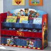 Organizador de libros y juguetes Deluxe Paw Patrol - 5 contenedores Organizador de libros y juguetes Deluxe Paw Patrol - 5 contenedores