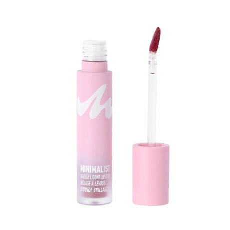 Labial Glossy Minimalist morados Nº14