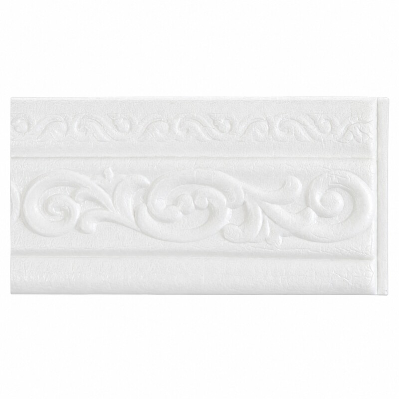Zócalo Autoadhesivo de Espuma de Polietileno 9 x 230 cm BLANCO
