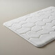 Alfombra de baño 45 x75 diseño piedras BLANCO