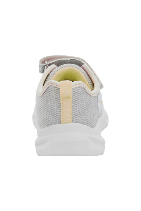 Championes con velcro y luces, diseño flores Championes con velcro y luces, diseño flores