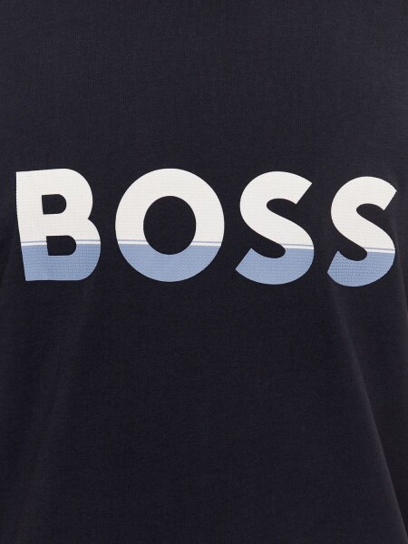 BOSS -Remera de algodón con logo, regular fit, TEE 1 0
