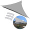 Lona vela triangular poliester impermeable 3,6 mts GRIS
