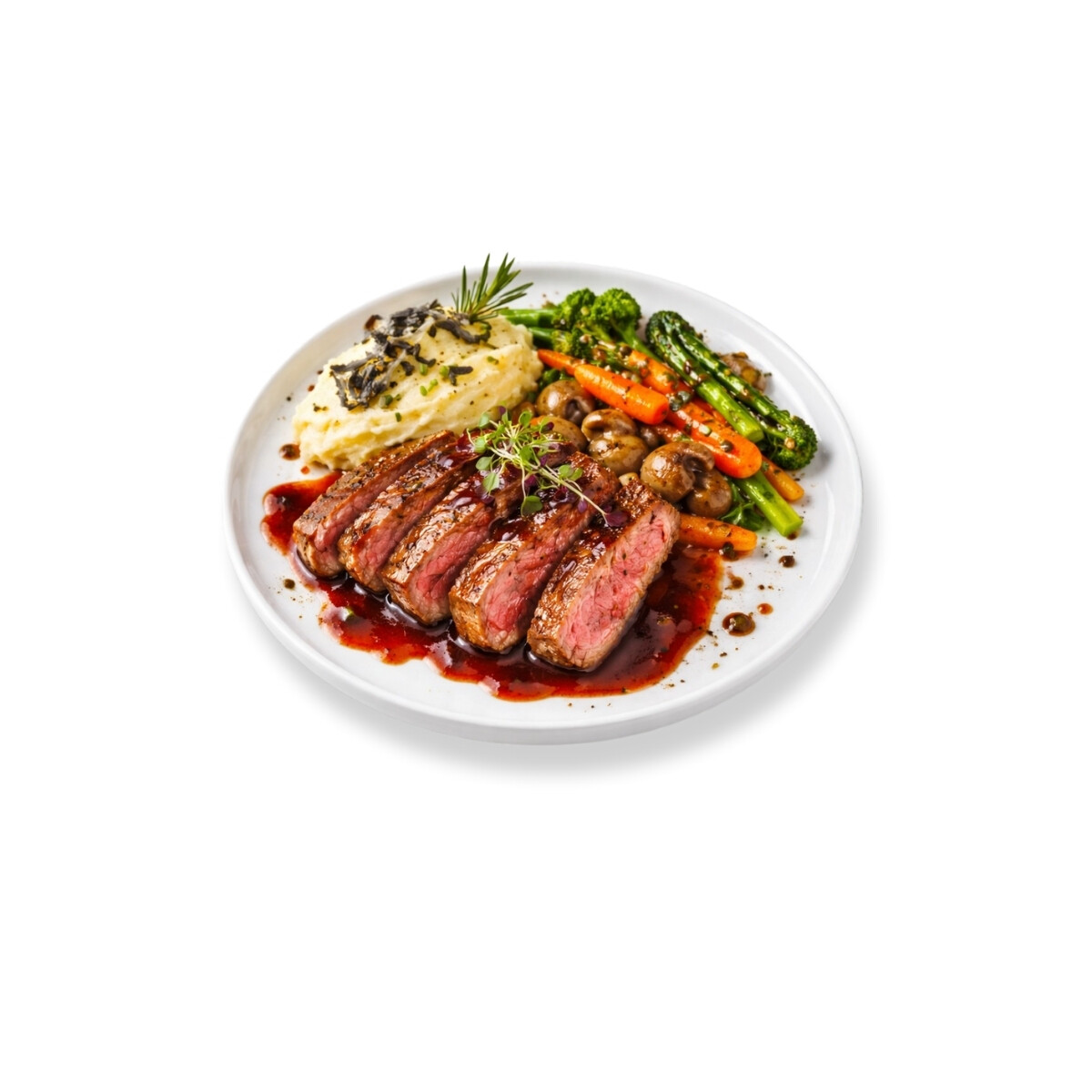 Plato Llano de Porcelana 27.9 cm 