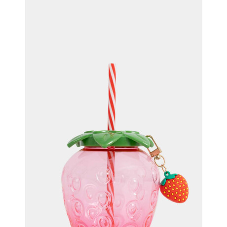 Vaso Plástico Frutilla Rojo Frutilla