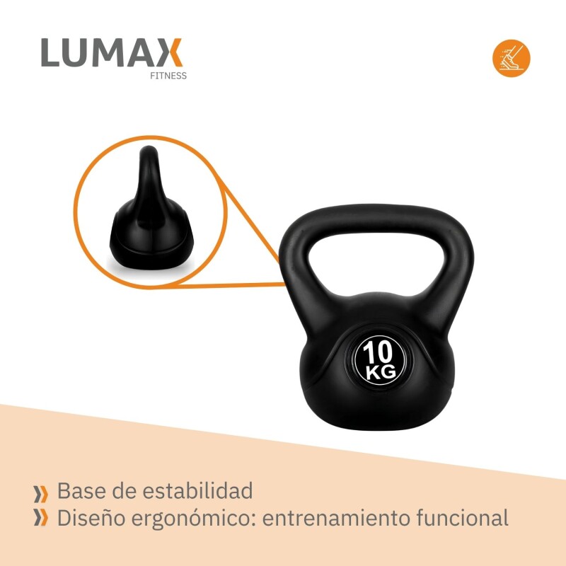 Pesa Rusa 10 Kg Kettlebell Recubierta Irresistible Pesa Rusa 10 Kg Kettlebell Recubierta Irresistible