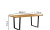 Conjunto de Mesa con dos Bancos - Georgia Conjunto de Mesa con dos Bancos - Georgia