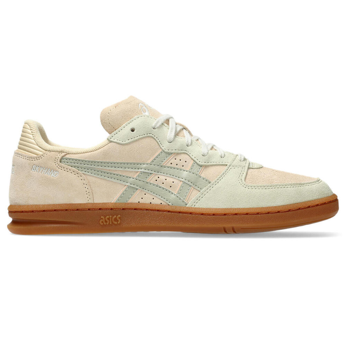 Zapatillas ASICS Skyhand OG Unisex - Marzipan/dried Leaf Green 