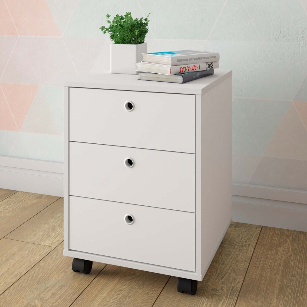 CAJONERA MDF BLANCO COOL
