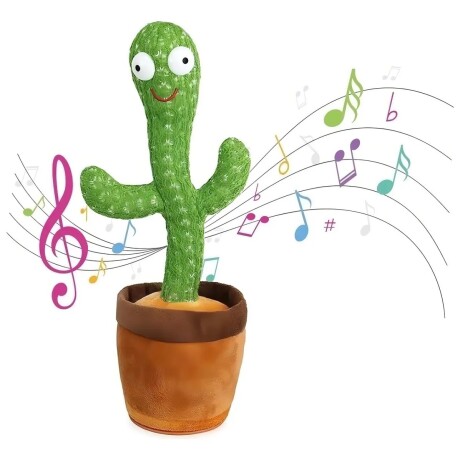 Peluche Cactus Bailarin con Canciones Graba y Te Imita 001