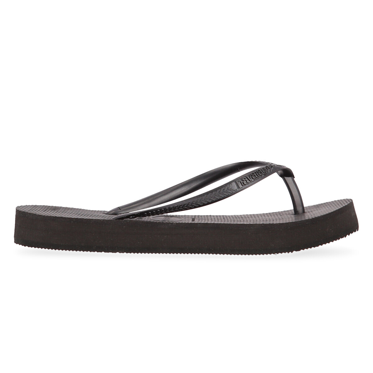 Ojotas Havaianas de Dama - SLIM FLATFORM - HV41445370090 - NEGRO 