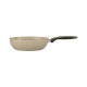 Wok 28x9cm aluminio antiadherente línea cerámica BEIGE