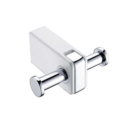 PERCHA DOBLE METAL BAI ACCESORIOS DE BAÑO CROMO