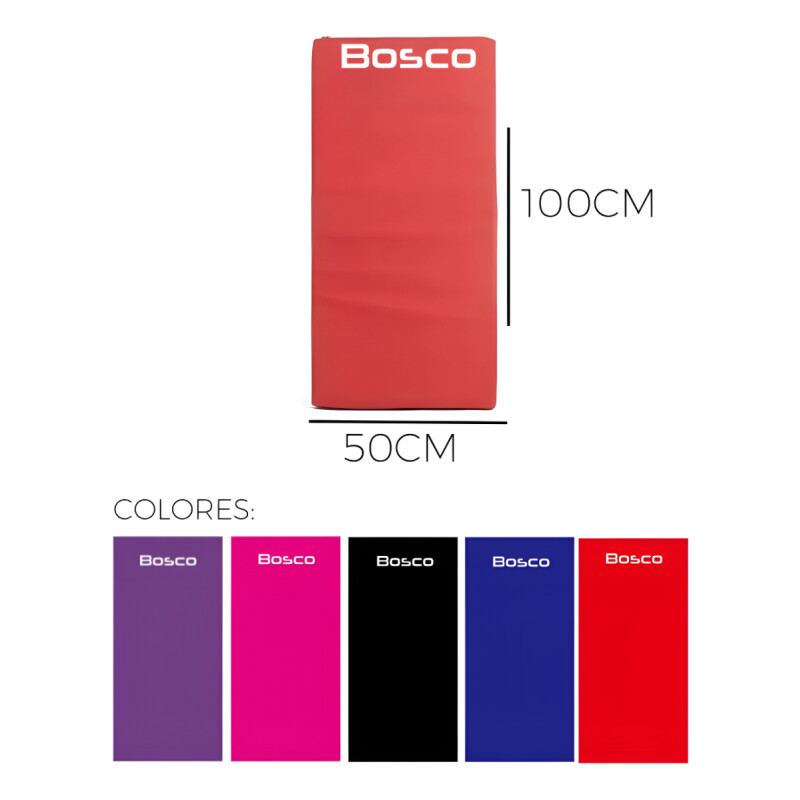 Colchoneta Ejercicios Gym Multi Funcional Bosco Colores Rojo