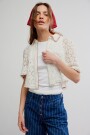 CAMISA MANNIE ENCAJE Blanco