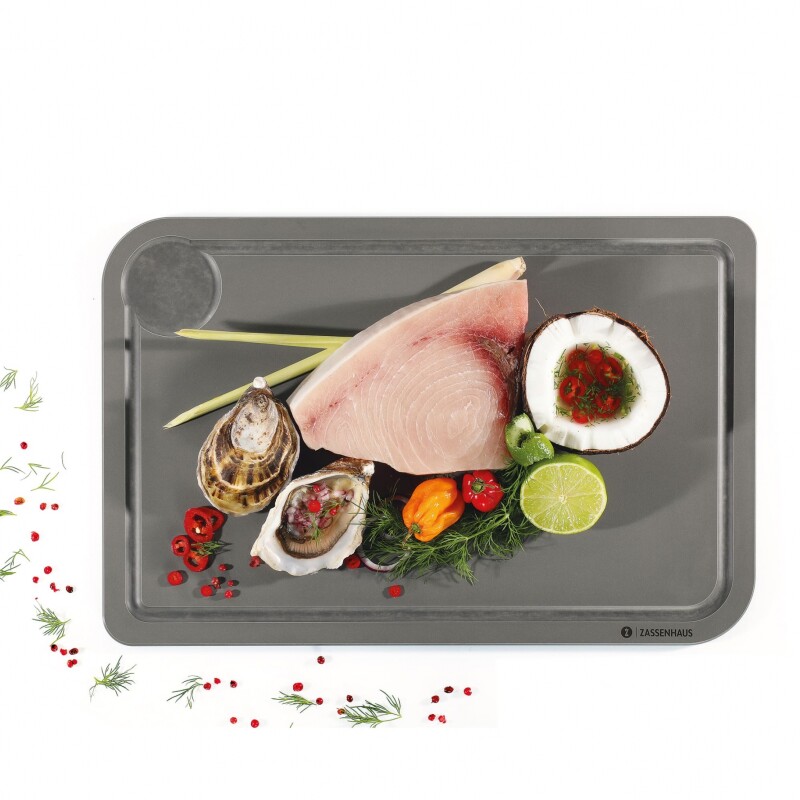 Tabla de Picar Comfort Gris XPLUS 42x28x0,9CM Tabla de Picar Comfort Gris XPLUS 42x28x0,9CM